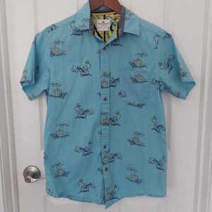 Ditch Plains Ricky Singh Short Sleeve Shirt Small